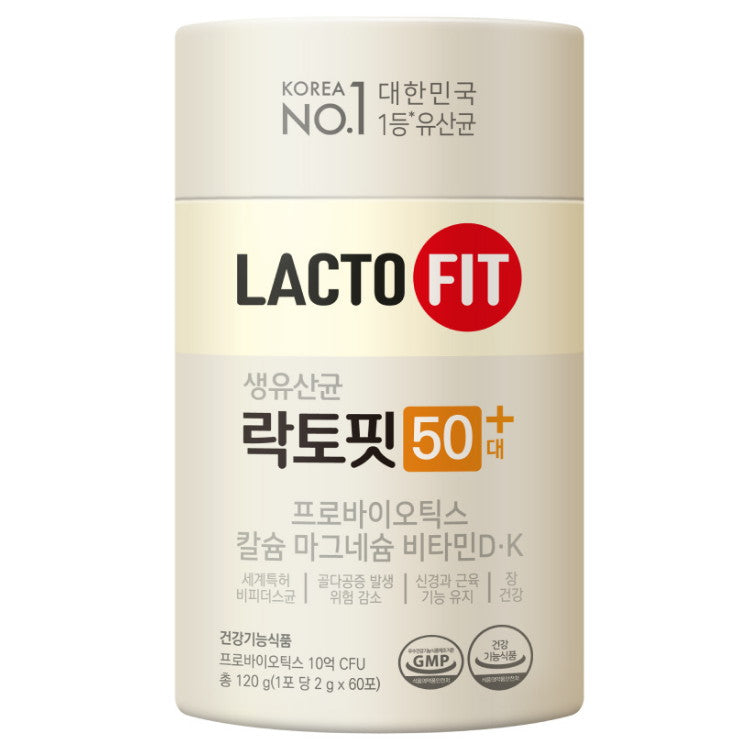 락토핏 50대 유산균, 60포, 120g, 1개