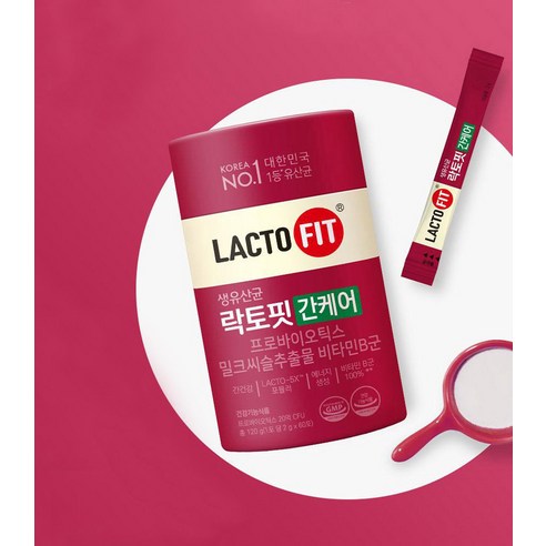 락토핏 간케어 유산균 60p, 1개