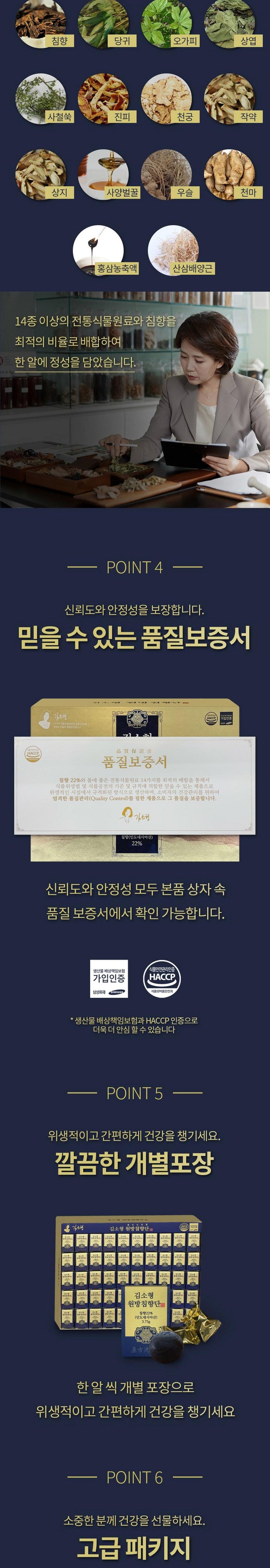 [특별 할인] 김소형 원방 침향단 (대용량), 200개, 1개