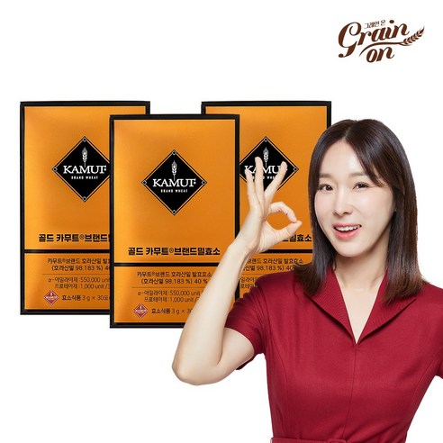 [그레인온] 카무트 골드카무트효소 30포, 1개