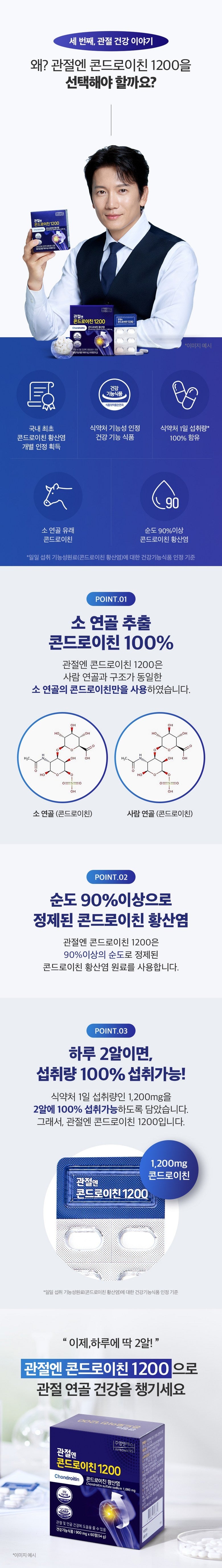 관절엔 콘드로이친 1200, 60정, 1개