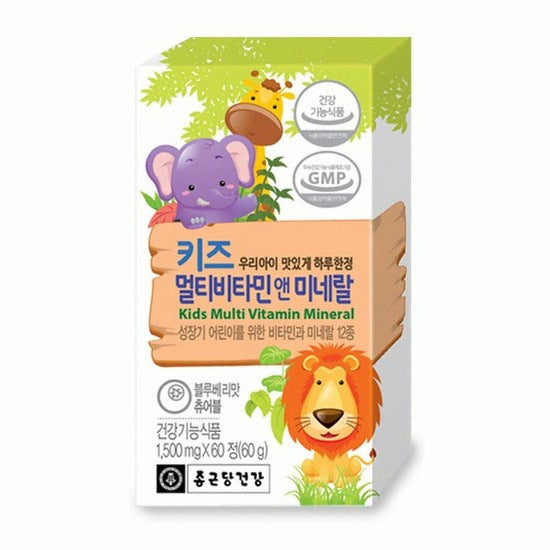 종근당 키즈 멀티비타민 미네랄, 60정, 1개