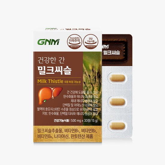 GNM 건강한 간 밀크씨슬, 30정, 1개